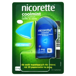 Nicorette Coolmint 2 mg tabletki do ssania 