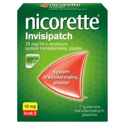 Nicorette Invisipatch 15 mg/16 h system transdermalny 