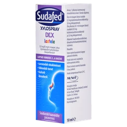 Sudafed Xylospray DEX dla dzieci (0,5 mg + 50 mg)/ml aerozol do nosa, roztwór 