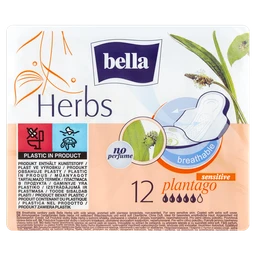 Bella Panty Herbs Sensitive Plantago, Wkładki 