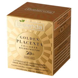 Bielenda Golden Placenta Collagen Reconstructor liftingująco-ujędrniający krem przeciwzmarszczkowy 50+ 
