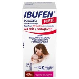 Ibufen dla dzieci FORTE o smaku malinowym 200 mg/5 ml zawiesina doustna 