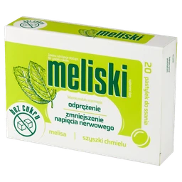 Meliski, pastylki do ssania 