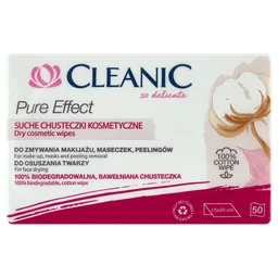 Cleanic Pure Effect, suche chusteczki kosmetyczne 