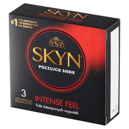 Skyn Intense Feel, nielateksowe prezerwatywy z wypustkami 