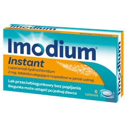 Imodium Instant 2 mg tabletki ulegające rozpadowi w jamie ustnej 