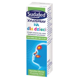 Sudafed XyloSpray HA dla dzieci 0,5 mg/ml aerozol do nosa, roztwór 