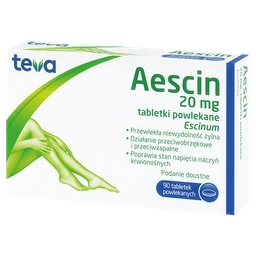 Aescin 20 mg tabletki dojelitowe 