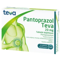 Pantoprazol Teva 20 mg tabletki dojelitowe 