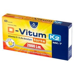 D-Vitum forte 2000 j.m. K2 kapsułki 