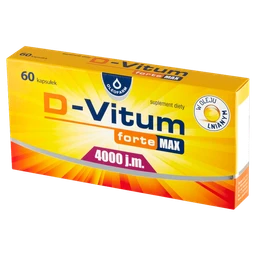 D-Vitum forte Max 4000 j.m. kapsułki 