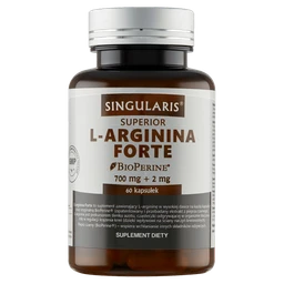 L-Arginina Forte Singularis Superior 700 mg+2 mg kapsułki 