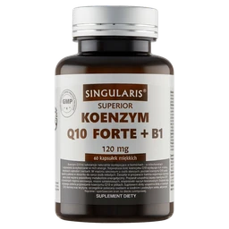 Koenzym Q10 forte + B1 Singularis Superior 120 mg+10 mg+1,1 mg kapsułki 