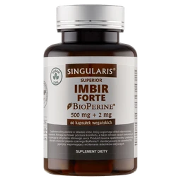 Imbir Forte + Bioperine Singularis Superior kapsułki 