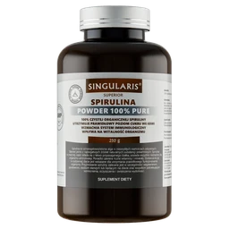Spirulina Powder 100% Pure Singularis Superior 3 g/porcję proszek 