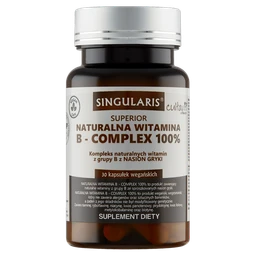 Naturalna witamina B-complex 100% Singularis Superior kapsułki 