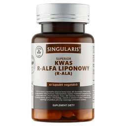 Kwas R-Alfa Liponowy (R-ALA) Singularis Superior 220 mg kapsułki 