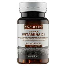 Witamina D3 Singularis Superior 50 µg kapsułki 