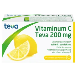 Vitaminum C Teva 200 mg tabletki powlekane 