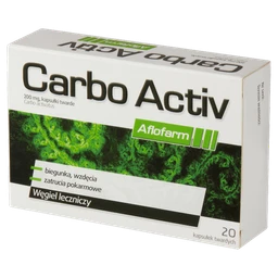 Carbo Activ Aflofarm 200 mg kapsułki twarde 