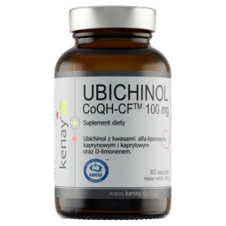 KenayAG, Ubichinol CoQH-CF, 100 mg, suplement diety 