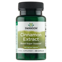 Swanson Cinnamon Extract (Cynamon Ekstrakt), kapsułki 