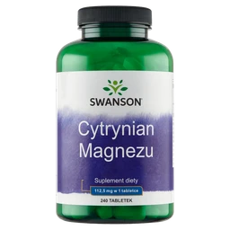 Swanson Cytrynian magnezu tabletki 