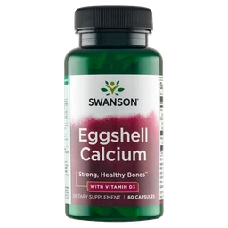 Swanson Eggshell Calcium with Vitamin D3, kapsułki 