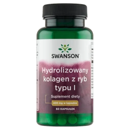 Swanson Hydrolizowany kolagen z ryb typu I 400 mg kapsułki 