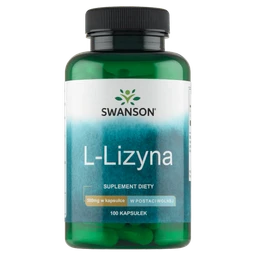 Swanson L-Lizyna 500 mg, kapsułki 