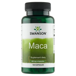 Swanson Maca, suplement diety, 500 mg 