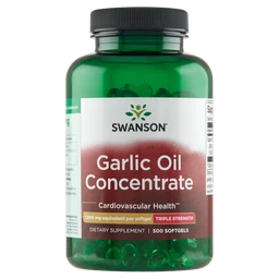 Swanson Garlic oil, suplement diety 