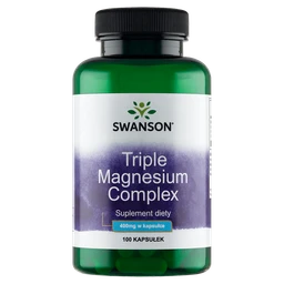 Swanson, Triple magnesium complex, 400 mg, suplement diety 