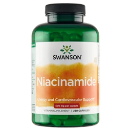 Swanson Niacinamide 500 mg, kapsułki 