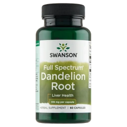 Swanson, Dandelion Root (Mniszek lekarski) kapsułki 