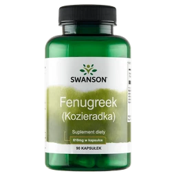 Swanson, Fenugreek Seed (Kozieradka), suplement diety 