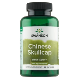 Swanson, Full Spectrum Chinese Skullcap (Tarczyca bajkalska), 400 mg, suplement diety 