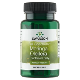 Swanson, Full Spectrum Moringa Oleifera, 400 mg, suplement diety 