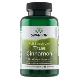 Swanson True Cinnamon Full Spectrum 300 mg kapsułki 