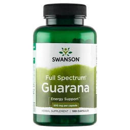 Swanson, Guarana, 500 mg, suplement diety 