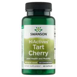 Swanson, HiActives Tart Cherry, 465 mg, suplement diety 