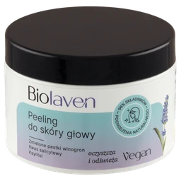 Biolaven organic Peeling do skóry głowy Olej z pestek winogron & Olejek lawendowy 