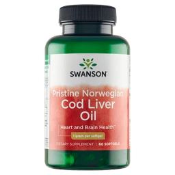 Pristine Norwegian Cod Liver Oil, kapsułki żelowe 