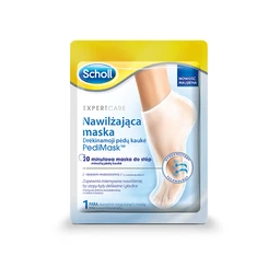 Scholl PediMask, Nawilżająca maska z olejkiem makadamia 