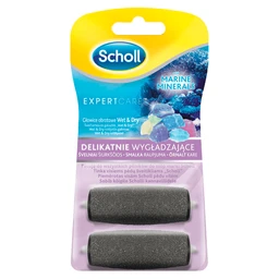 Scholl Velvet Smooth, Gruboziarniste głowice obrotowe z minerałami morskimi 