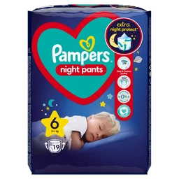 Pampers Night Pants pieluszki jednorazowe na noc, rozmiar 6, 15-19 kg 