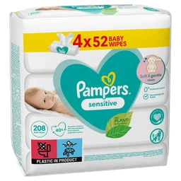 Pampers Sensitive, chusteczki nawilżane dla niemowląt 