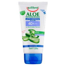 Equilibra Aloe, mleczko po opalaniu 40% aloesu 