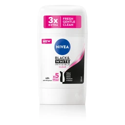 Nivea Invisible Black & White, antyperspirant w sztyfcie Clear 