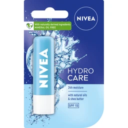 Nivea Hydro Care, nawilżająca pomadka do ust 